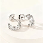T-Shape Gourd Stud Earrings–Lucky Fortune & Double Blessings Charm