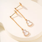 Gourd Stud Earrings with Gemstones–Lucky Charm for Everyday Wear