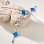 Five-Motif Four-Leaf Clover Bracelet – Lucky Charm for Everyday Wear