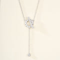 Y-Shape Necklace with Gemstones – Elegant Drop Pendant