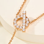 Y-Shape Necklace with Gemstones – Elegant Drop Pendant