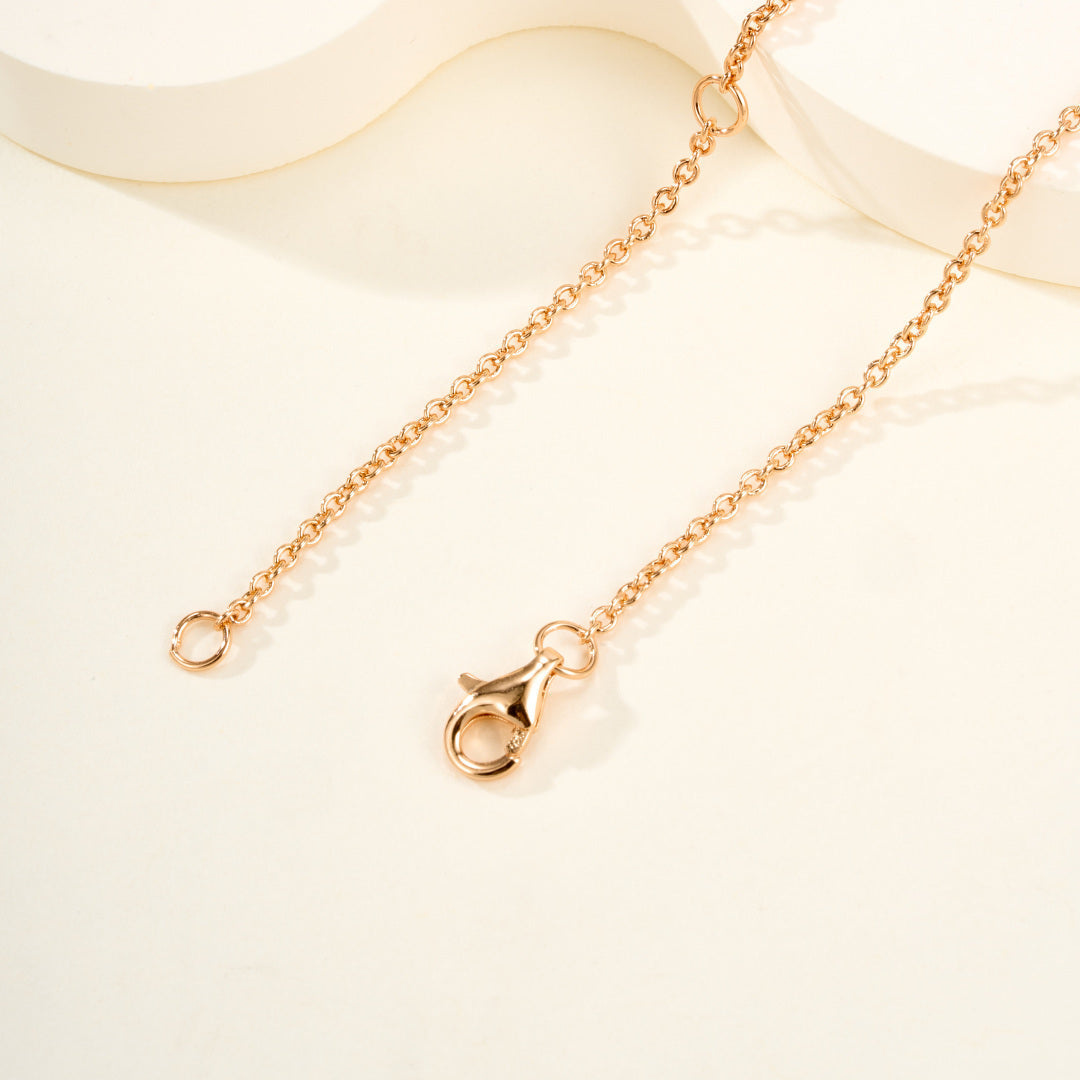 Y-Shape Necklace with Gemstones – Elegant Drop Pendant