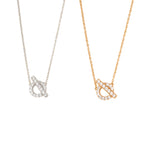 Minimalist Hcroisette Gemstone Necklace – Simple & Elegant