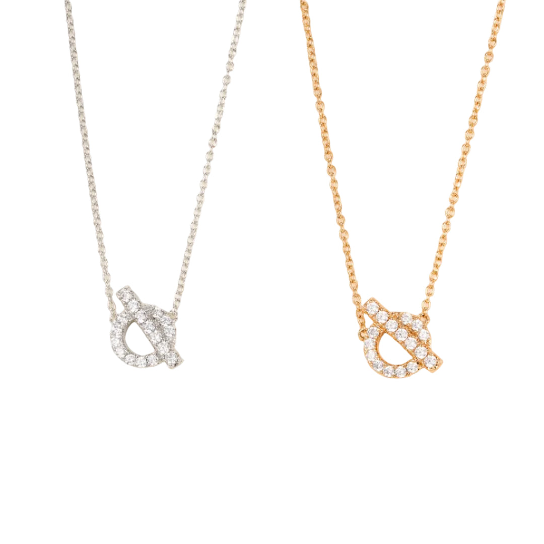 Minimalist Hcroisette Gemstone Necklace – Simple & Elegant