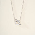 Minimalist Hcroisette Gemstone Necklace – Simple & Elegant