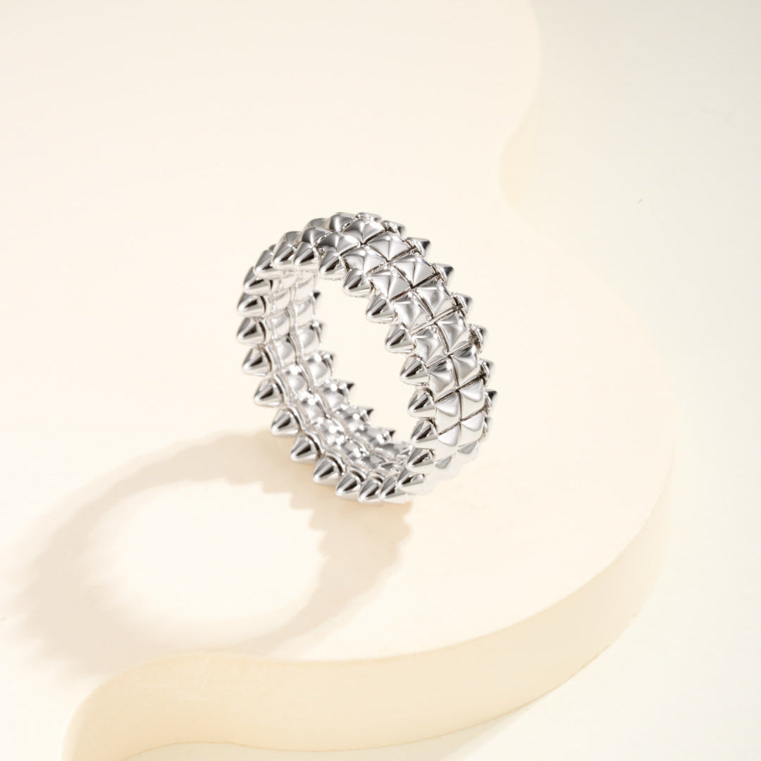 Rotatable Rivet Ring for Daily Wear & Gift