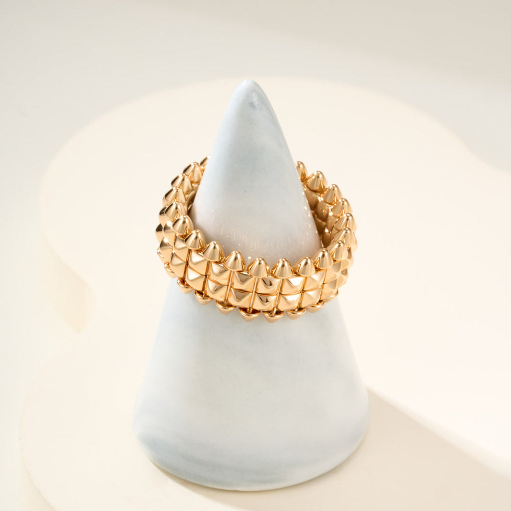 Rotatable Rivet Ring for Daily Wear & Gift