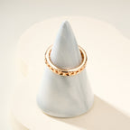 T Letter Series True Ring, Slim 3.5mm No Gemstones Statement Ring for Daily Wear & Gifting