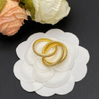Interlocking Pavé Bands Ring – Twisted Trio