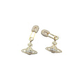 Safety Pin Stud Earrings Sparkling Gemstones Fashion Women Ear Jewelry