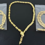 Luxury Snake Serpent Full Gemstones Necklace for Women