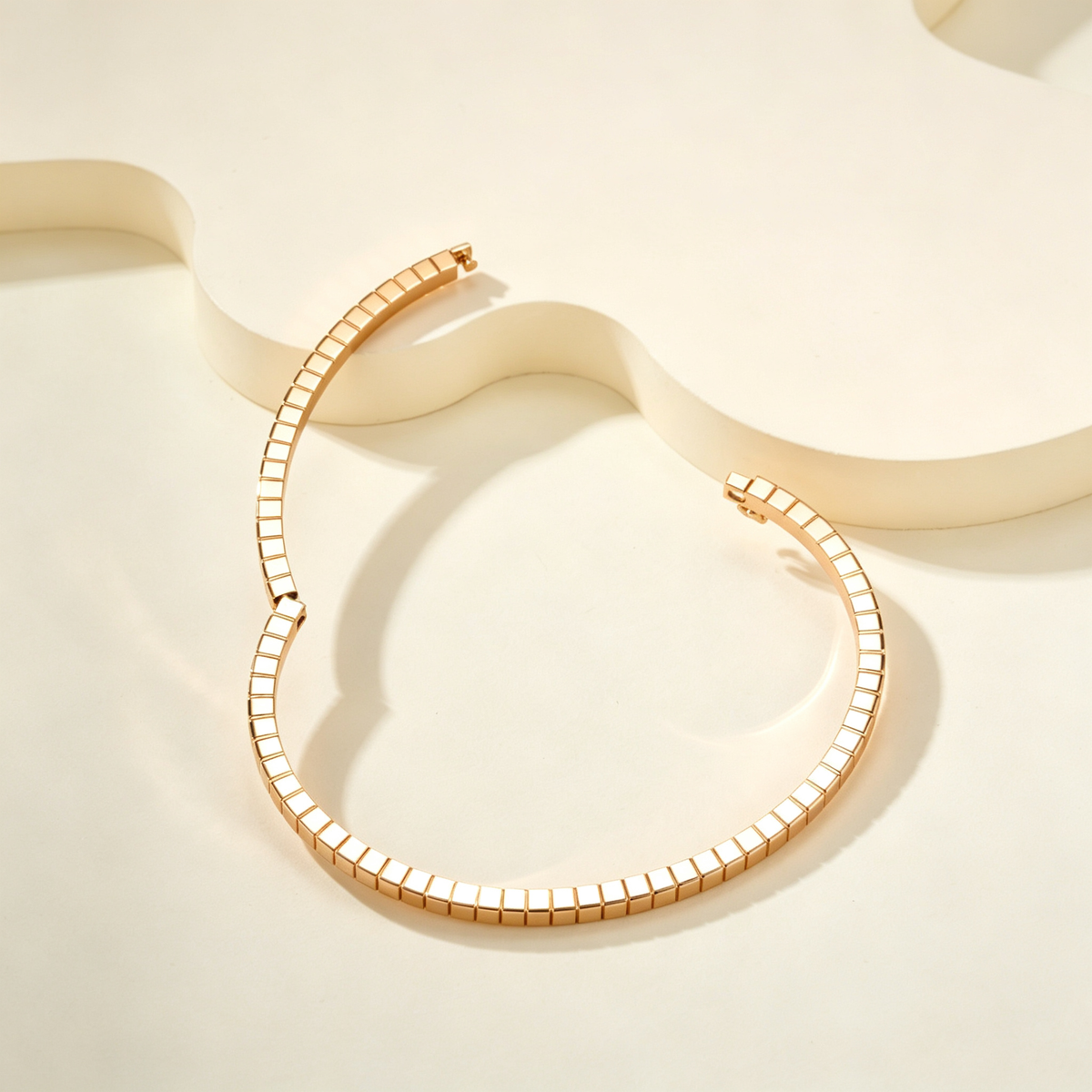 Mini Ice Slim No Gemstones Bangle, Minimalist Thin Band with Square Shape for Daily Wear & Gifting