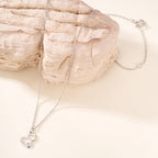 Lucky Gourd Charm Necklace – Single Gemstone Pendant, Elegant Hollow Design