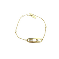 Moving Crystal Capsule Bracelet – Three-Slide Design