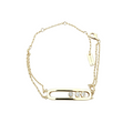 Double Strand Moving Crystal Bracelet – Three-Slide Design