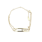 Double Strand Moving Crystal Bracelet – Three-Slide Design