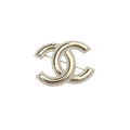 Double-Layer Crystal Pavé Interlocking C Brooch