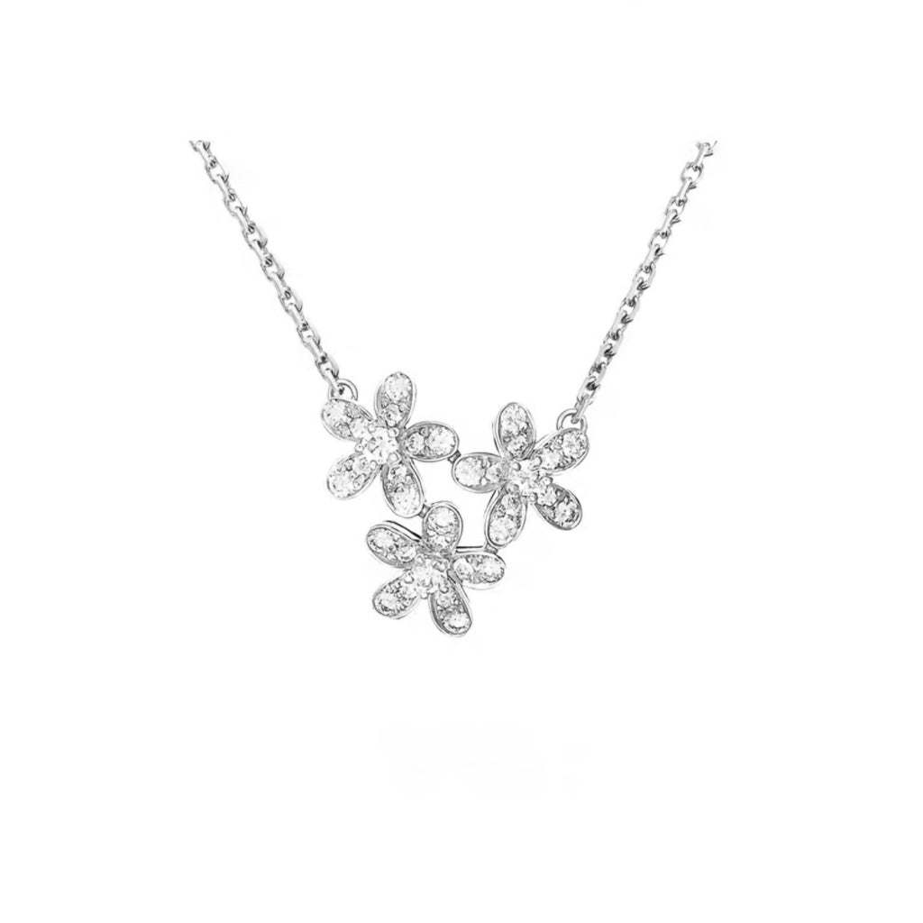 3-Flower Stone - set Necklace for Women