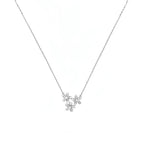 3-Flower Stone - set Necklace for Women
