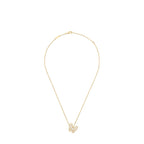 Small Sapphire & Stone- set Butterfly Necklace for Women