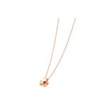 Mini‑Size Ruby Stone- set Necklace for Women