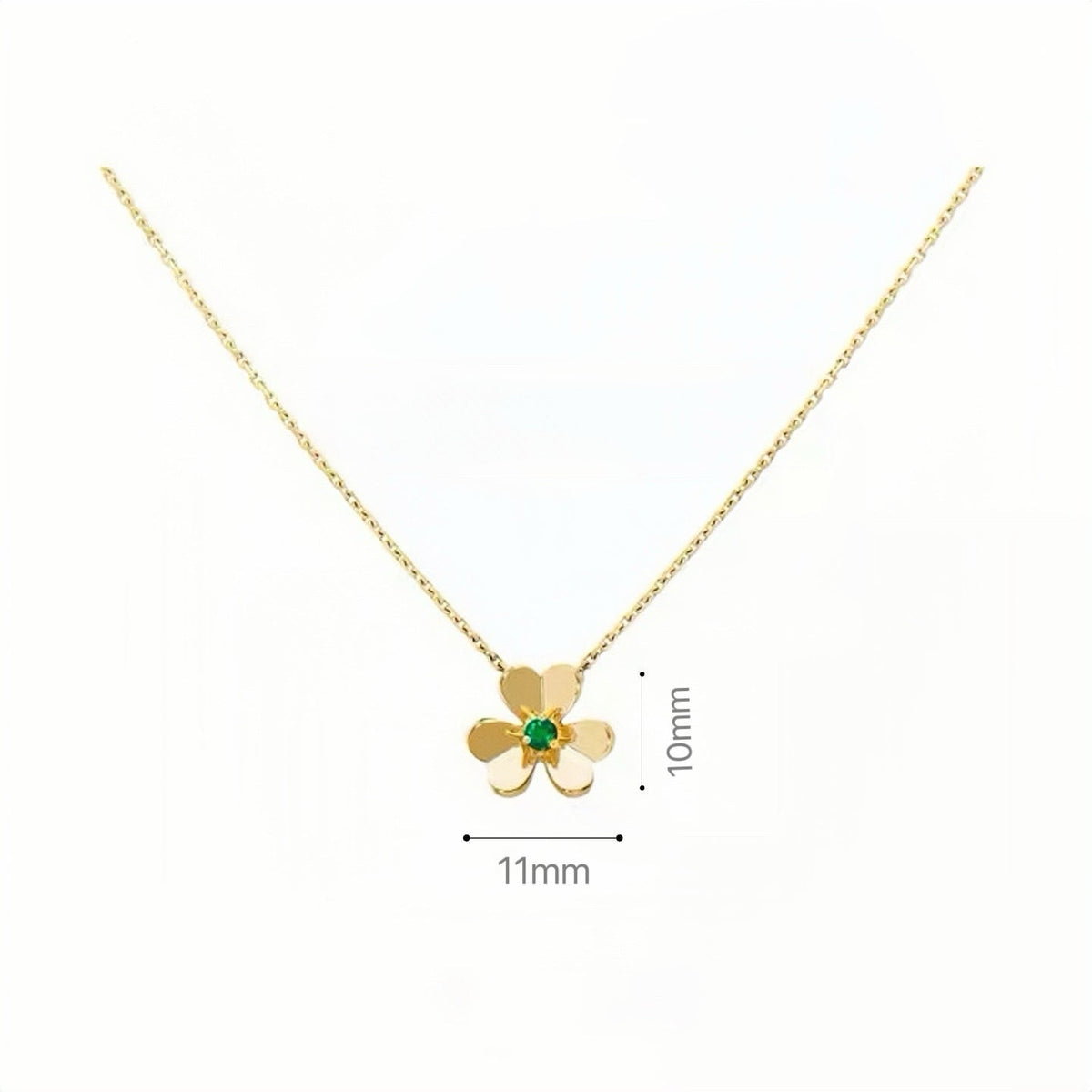 Mini‑Size Emerald Necklace