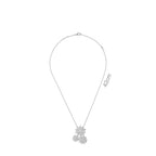 Mini‑Size Lotus Stone- set Necklace