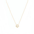 Mini‑Size Mother‑of‑Pearl Four‑Leaf Clover Necklace
