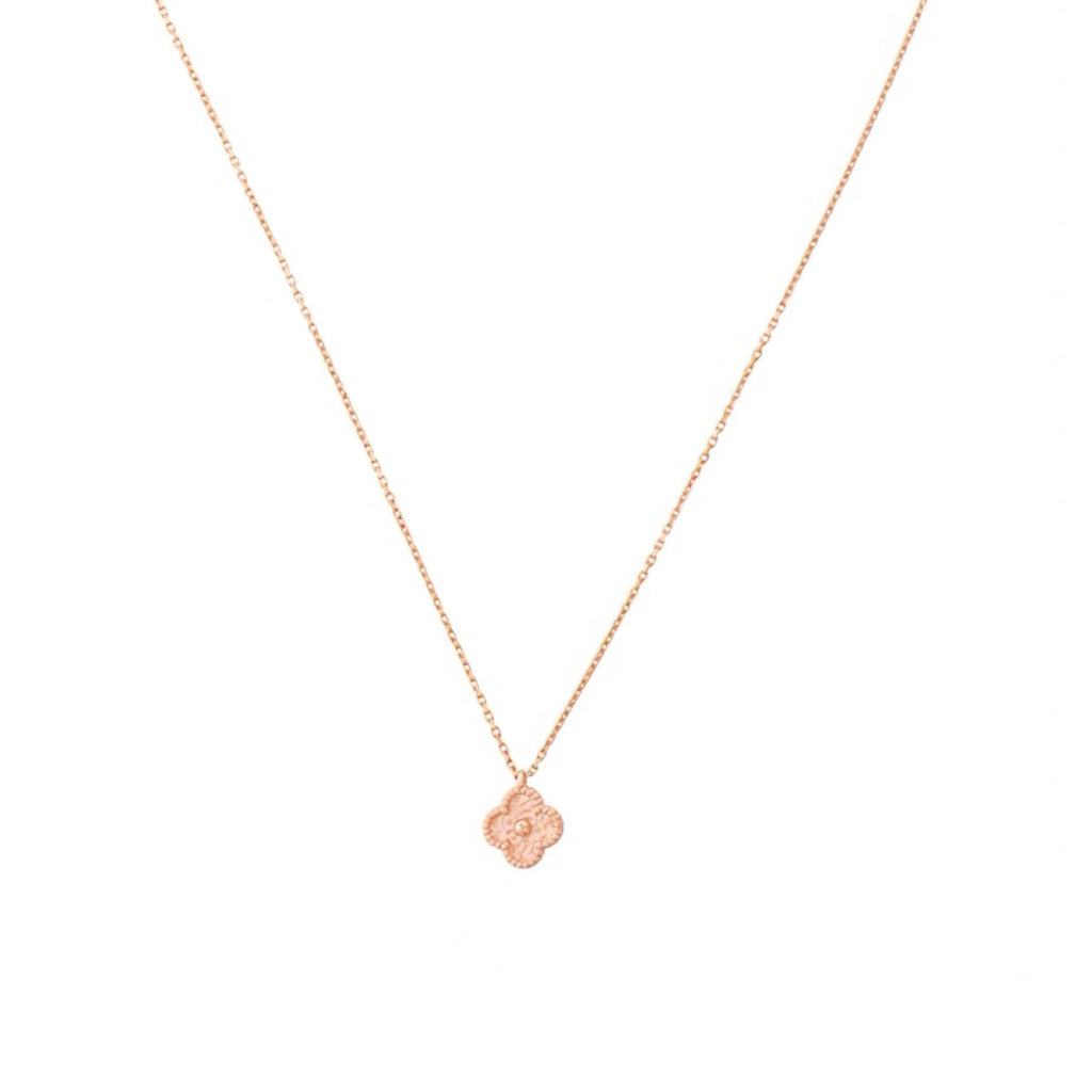 Extra‑Mini Size Four‑Leaf Clover Necklace