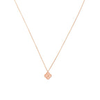 Extra‑Mini Size Four‑Leaf Clover Necklace