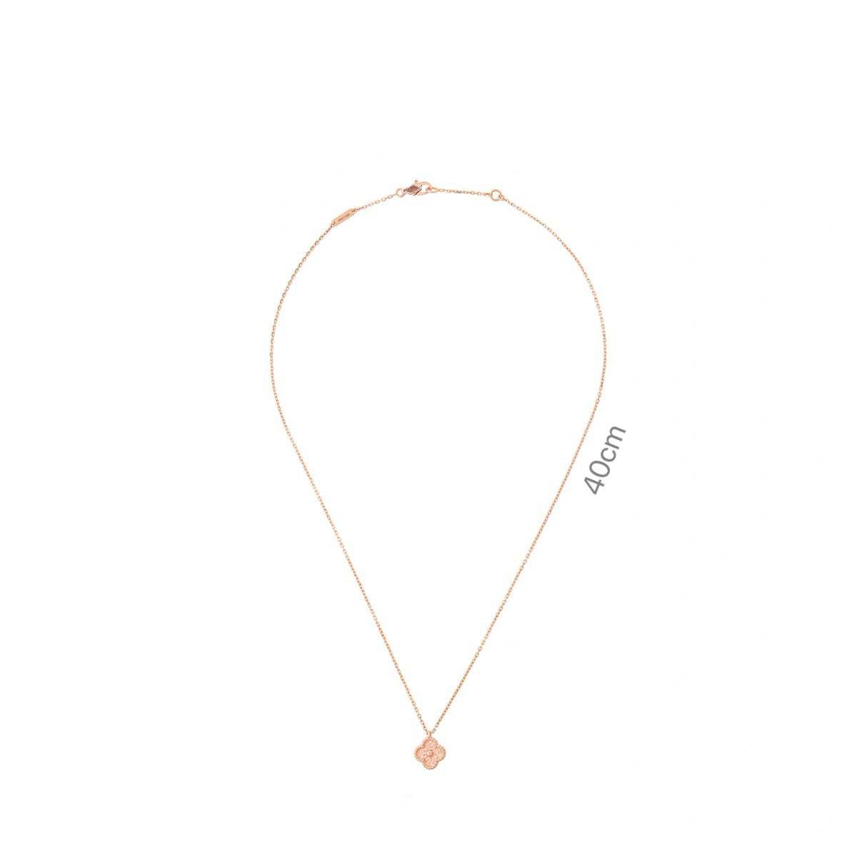 Extra‑Mini Size Four‑Leaf Clover Necklace