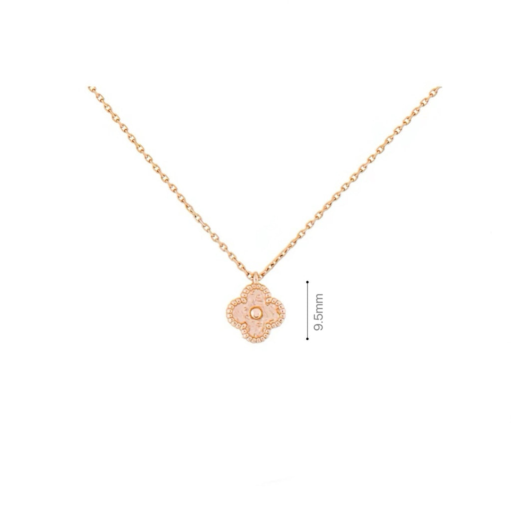 Extra‑Mini Size Four‑Leaf Clover Necklace