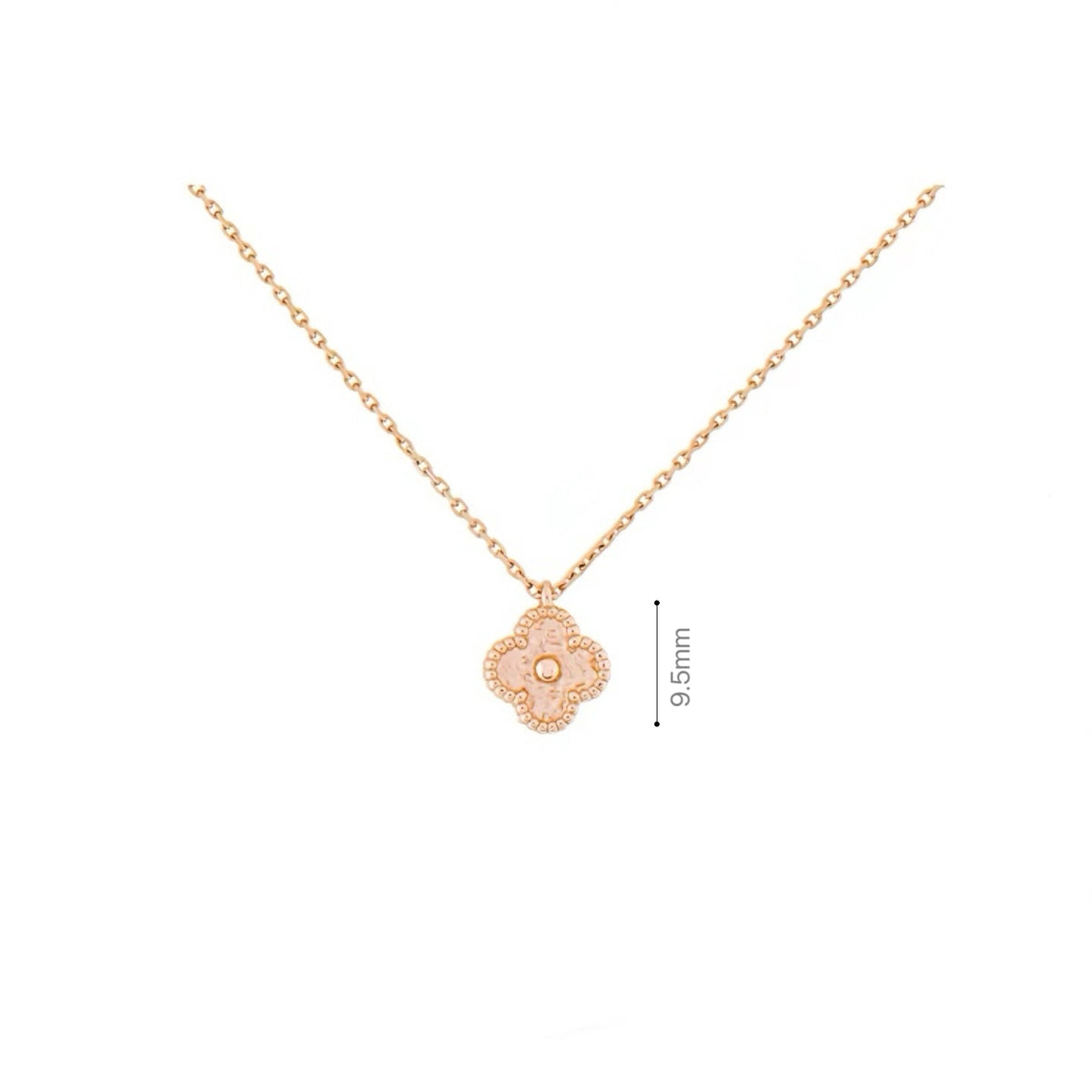Extra‑Mini Size Four‑Leaf Clover Necklace