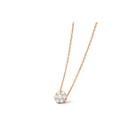 Mini‑Size Delicate Stone‑Set Pendant Necklace with Sparkling Inlaid Gemstones