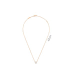 Mini‑Size Delicate Stone‑Set Pendant Necklace with Sparkling Inlaid Gemstones