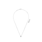 Mini‑Size Delicate Stone‑Set Pendant Necklace with Sparkling Inlaid Gemstones