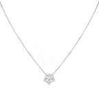 Mini Open‑Work Lotus Pendant Necklace for Women