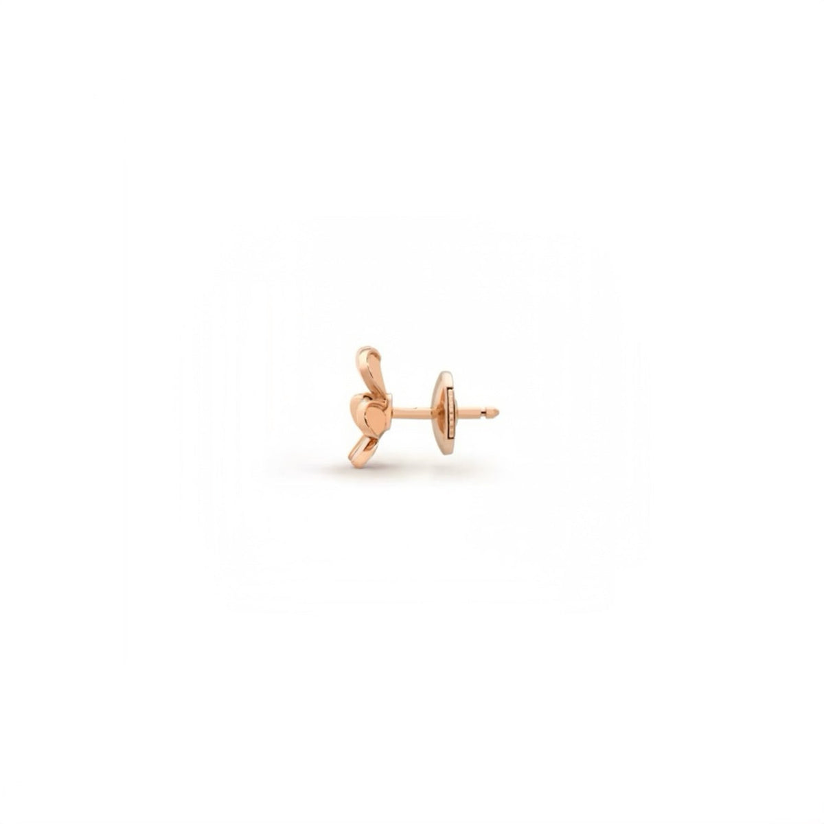 Mini-Size Ruby Stud Stone Earrings with 2 Ruby Stones