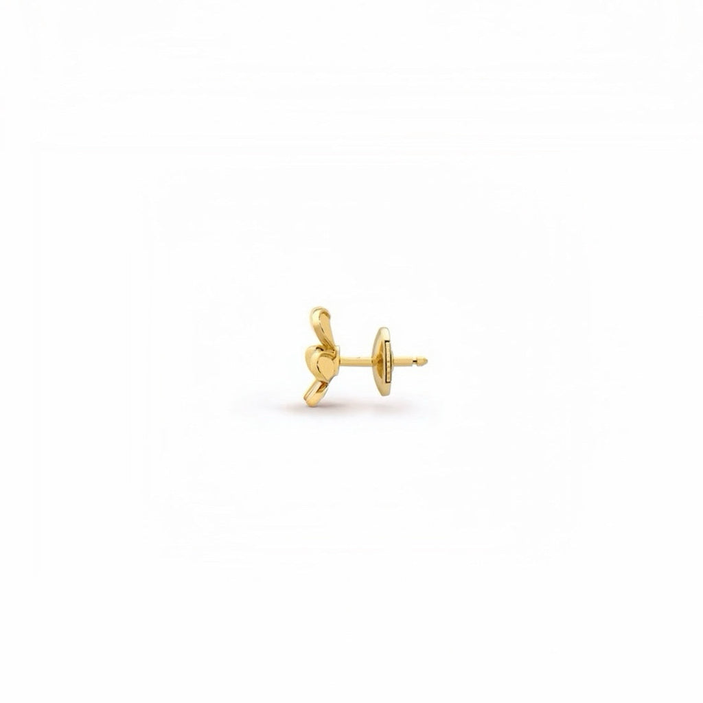 Mini-Size  Emerald Stud Earrings