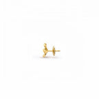 Mini-Size  Emerald Stud Earrings