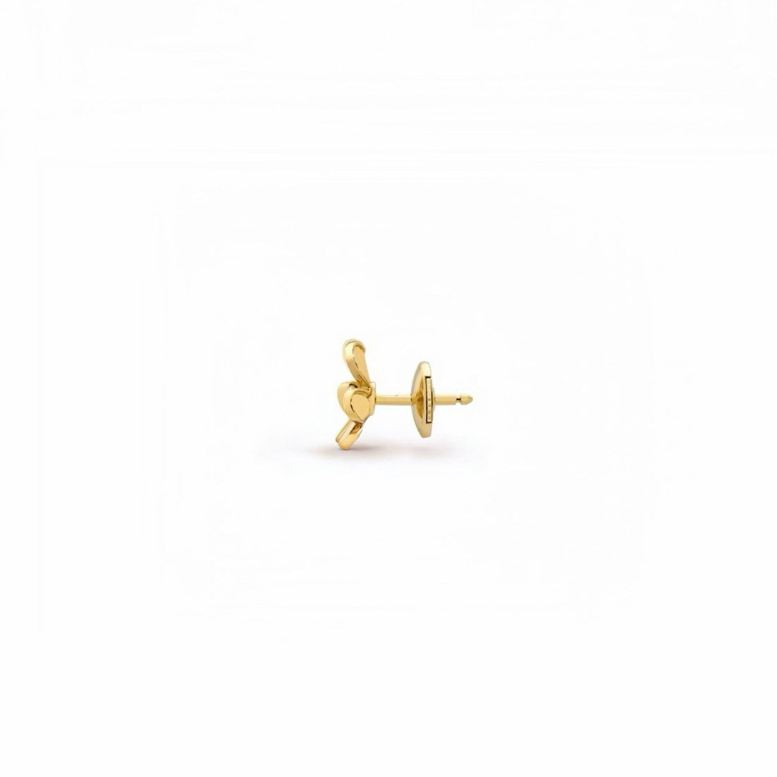 Mini-Size  Emerald Stud Earrings
