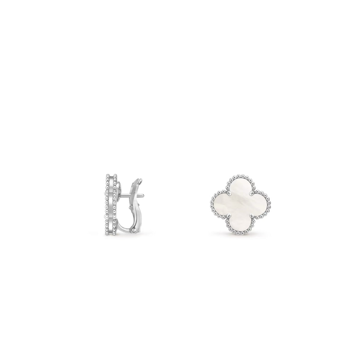 Four‑Leaf Clover Convertible Clip‑On Earrings