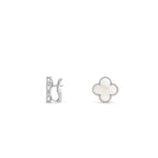 Four‑Leaf Clover Convertible Clip‑On Earrings