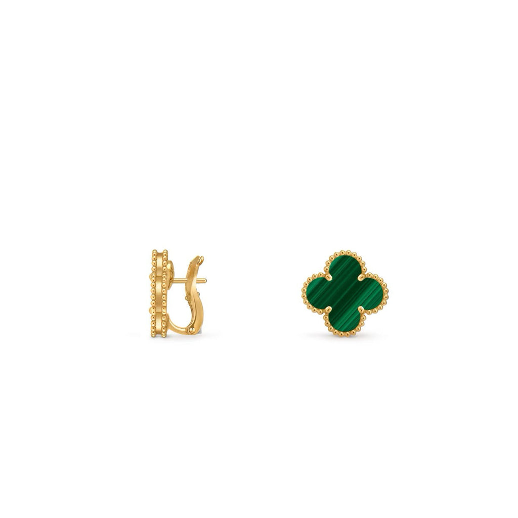 Four‑Leaf Clover Convertible Clip‑On Earrings