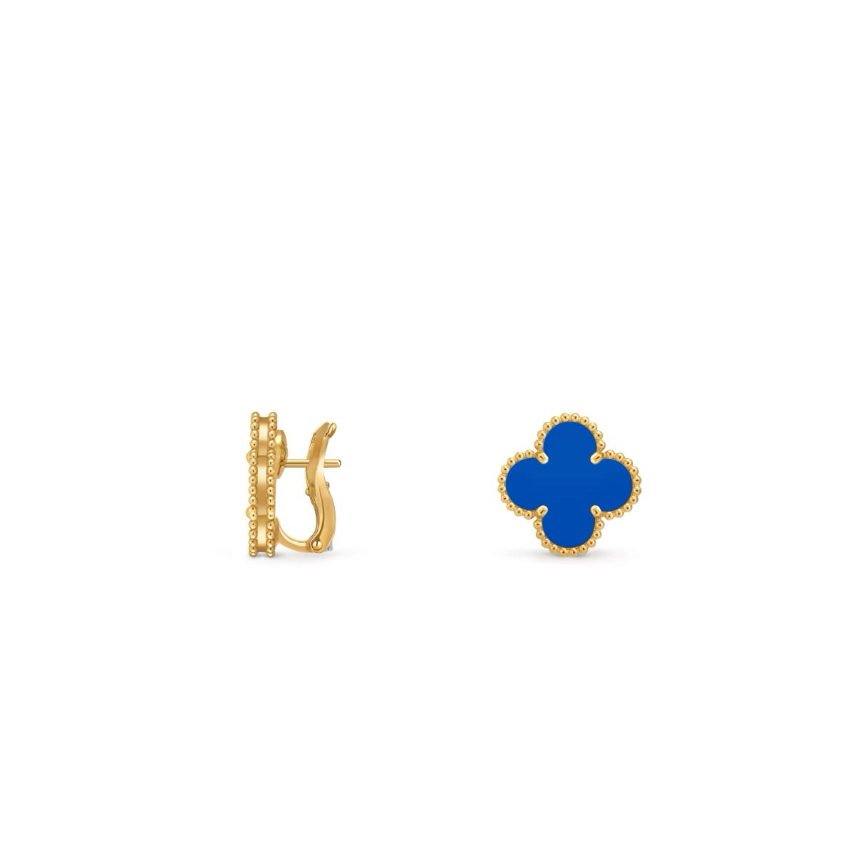 Four‑Leaf Clover Convertible Clip‑On Earrings