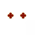 Four‑Leaf Clover Convertible Clip‑On Earrings