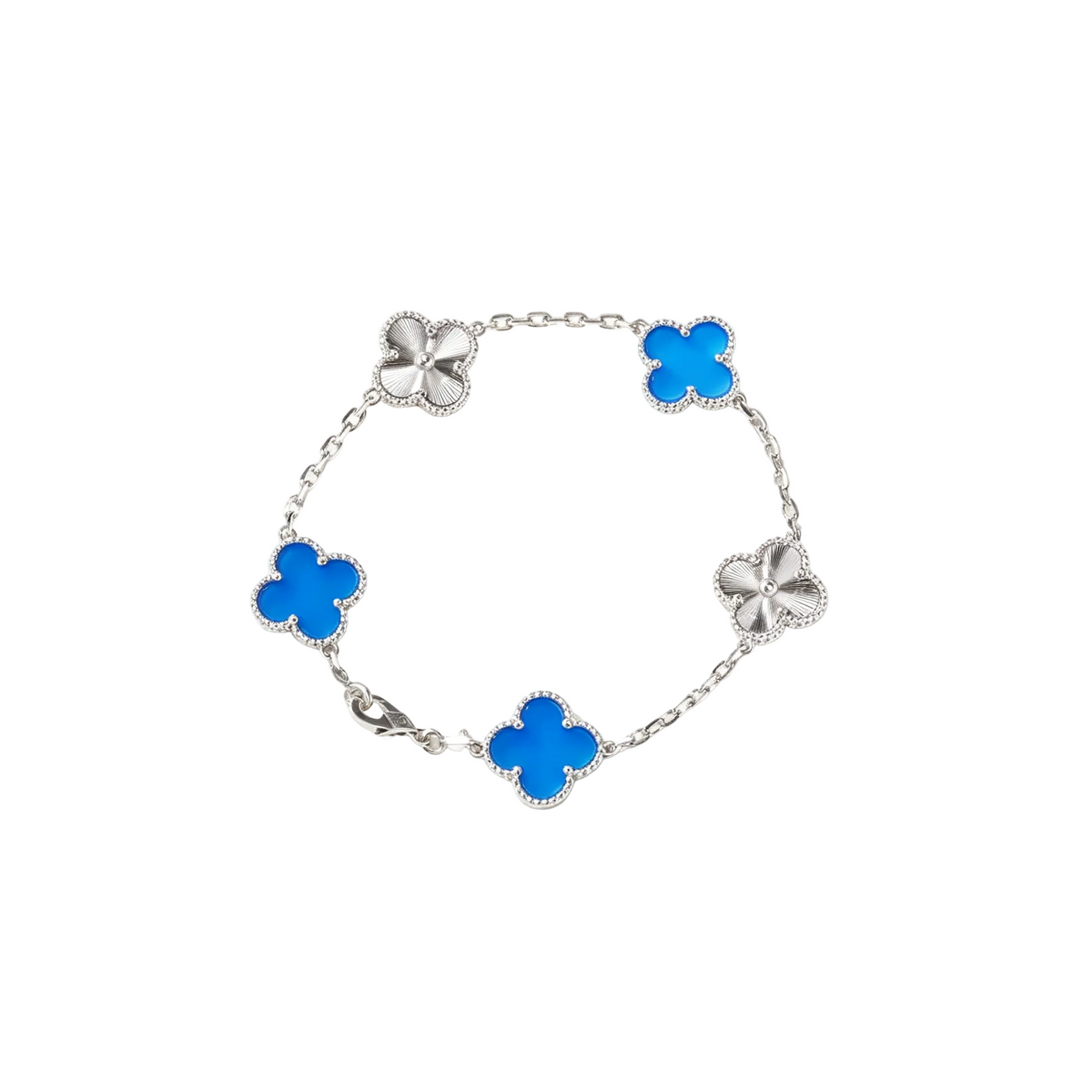 Five-Motif Four-Leaf Clover Bracelet – Lucky Charm for Everyday Wear