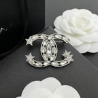 Interlocking C Star Brooch – Marquise Crystal Pavé