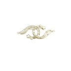 Star Trail Brooch – Crystal Bars & Lustrous Bead Stars