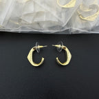 Hoop Stud Earrings Fashion Women Ear Jewelry